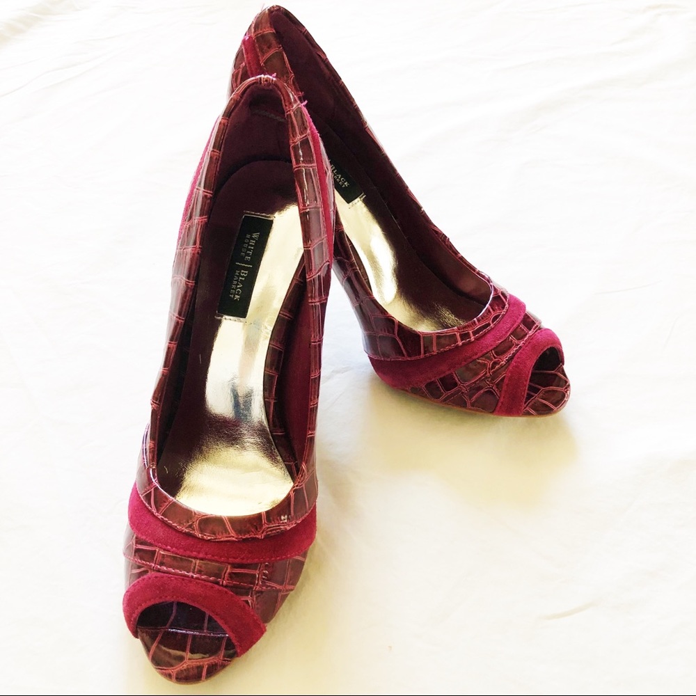 White House Black Market Maddox Shoes US 7 Fuchsia